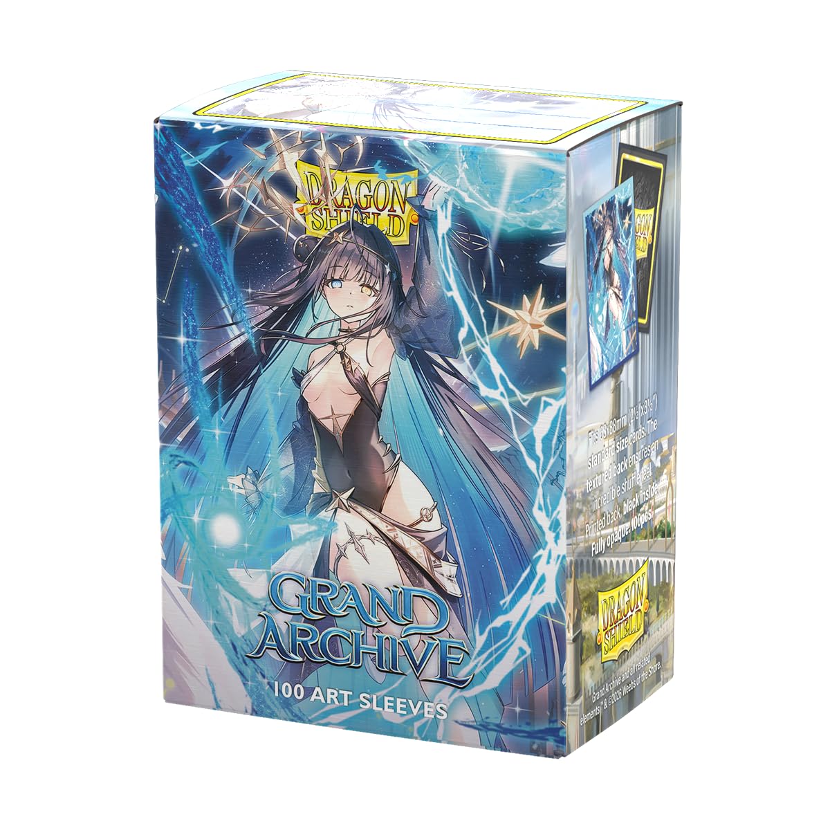 Dragon Shield | Grand Archive Matte Art Sleeves | 100 CT - Smooth & Tough Premium TCG Sleeves | Compatible with Pokemon, One Piece & Magic the Gathering | Raziel, Archangel of Libra โ image 1