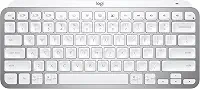Teclado sem fio Logitech MX Keys Mini com Iluminação Inteligente, Conexão USB ou Bluetooth Easy-Switch para até 3 dispositivos e Bateria Recarregável - Cinza Claro