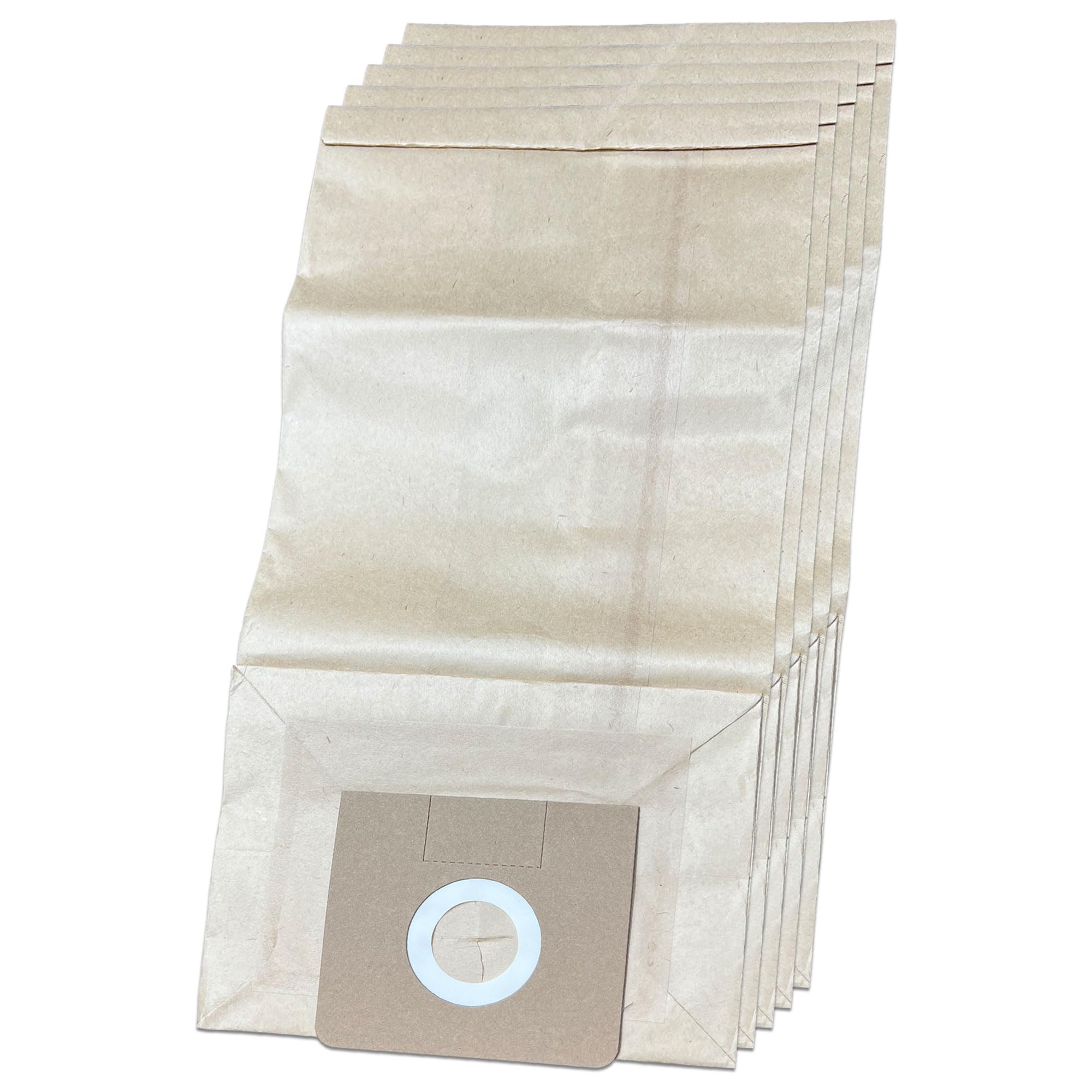 PakTrade 5 Premium Vacuum cleaner bags compatible with Kärcher NT 362 Eco, NT351, NT351 Eco, NT351 Profi, WDC 1400 A, Xpert NT 360; Cascade 120-5 pieces paper filter bags, accessories, spare parts