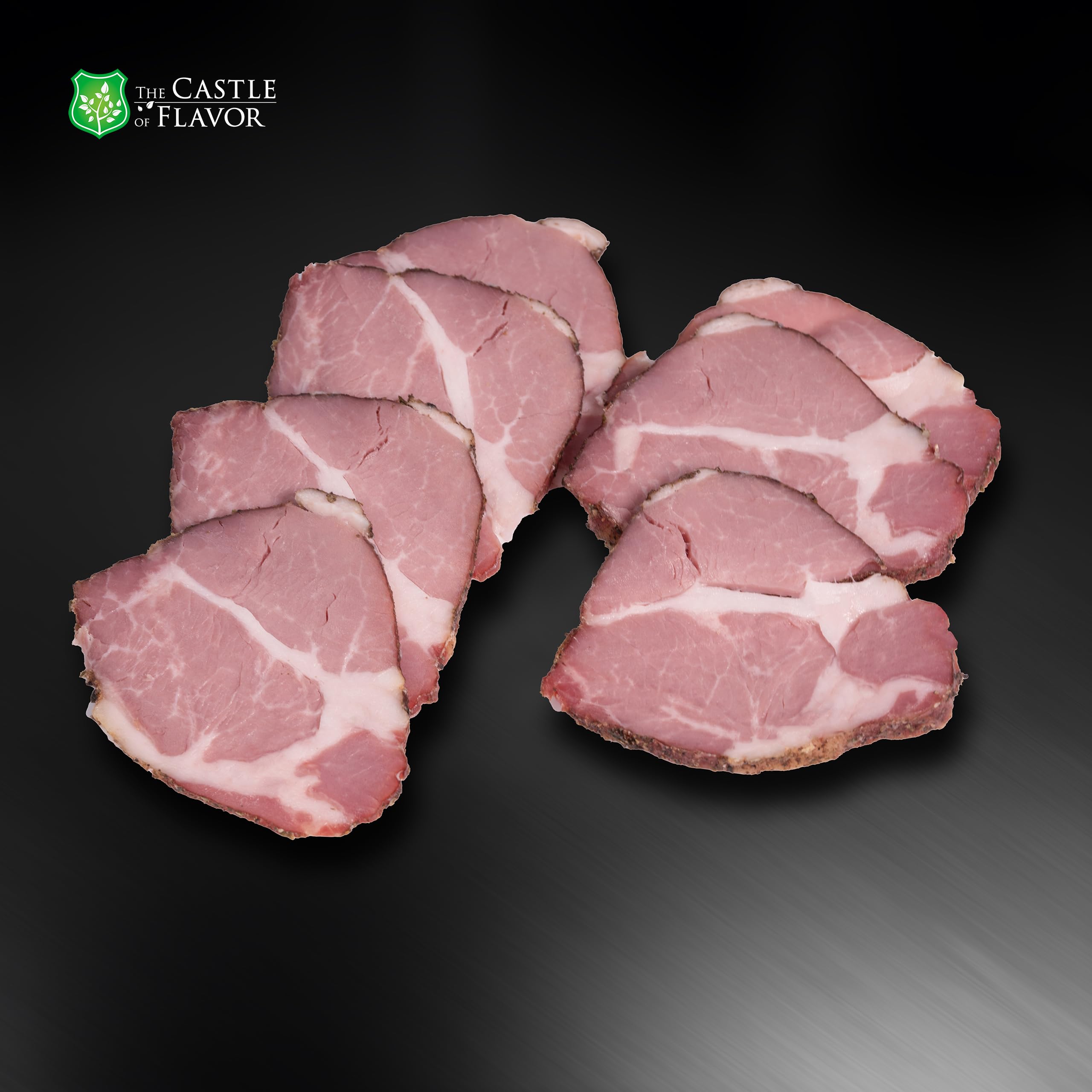 Geräucherter Schweinekamm – traditionell geräuchert und mit Kräutern verfeinert- Wurstwaren 2x 300g - Trockenwurst - Rohwurst - Dauerwurst am Stück - Trockenfleisch - getrocknete Wurst Snack
