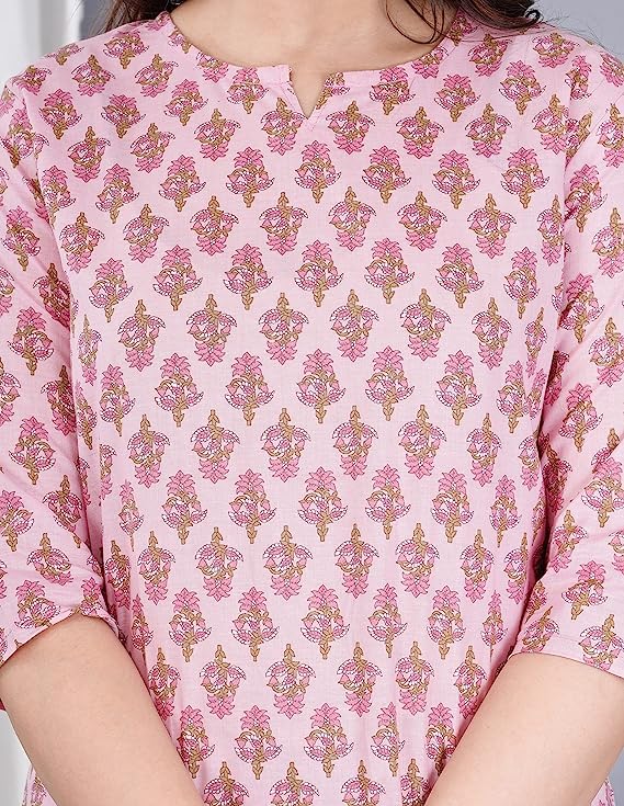 Image of Ganpati Cotton Printed Night Suit for Women's Shirt and Pyjama Sleep wear Set for Womens and Girls Combo Pack