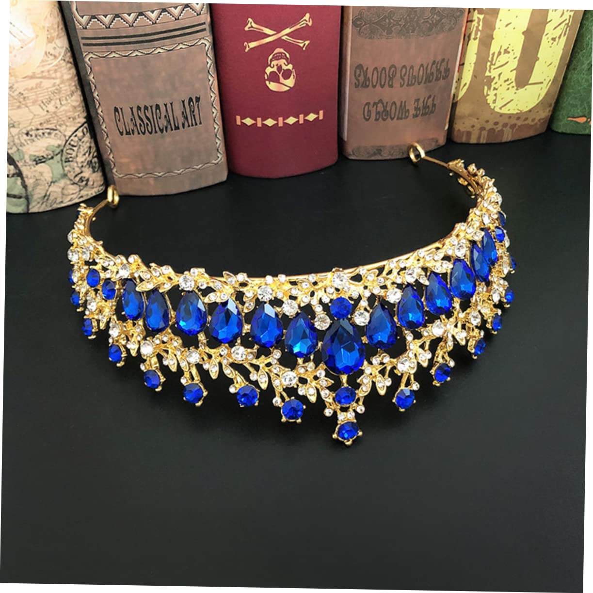 Tocado de Boda Brillante para Novia, Adorno Pelo de Fiesta Cristales y Estrás, Accesorio Elegante para Bodas y Eventos Obsequios
