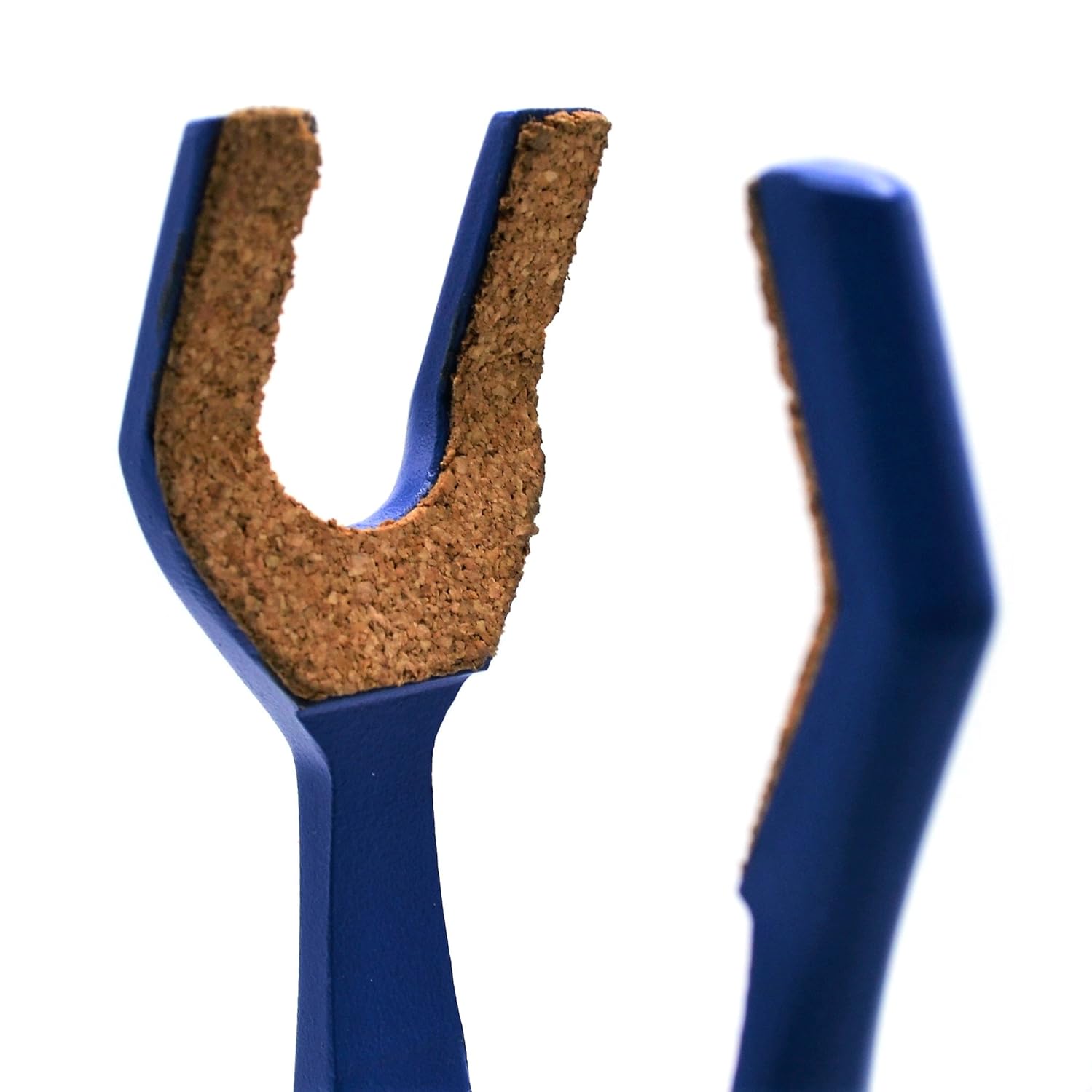 EISCO 3 Finger, Cork Lined Extension Clamp on Stainless Steel Rod - 3.4" Max Clamp Opening, 5.5" Connecting Rod - Zinc Alloy Clamp - Research, Industrial Laboratory Grade