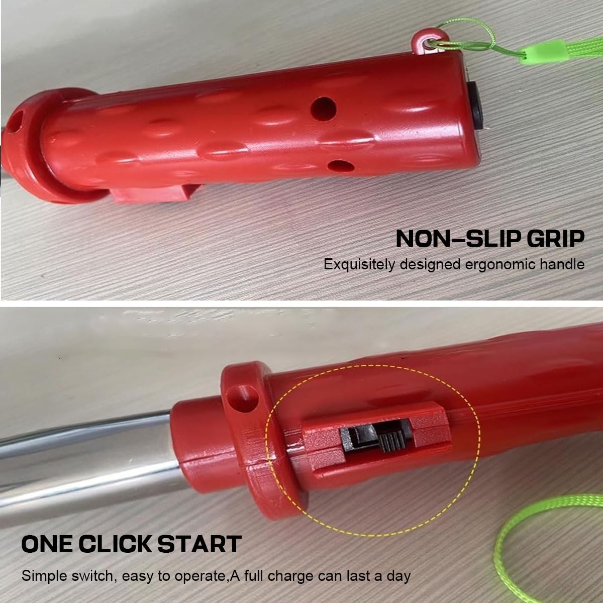Pollinatore elettrico per pomodori, impollinatore di verdure, con batteria al litio integrata da 6500 mAh, per giardini interni, uso su pomodori, peperoni