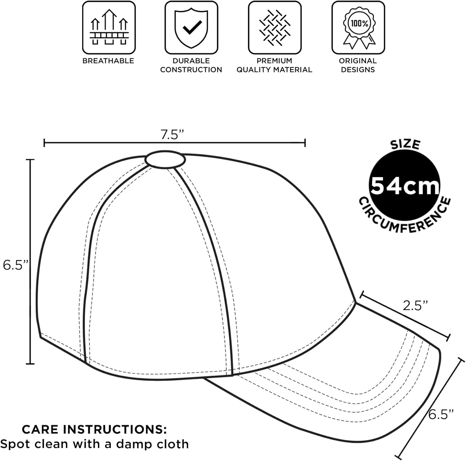 Sesame Street Elmo & Abby Kids Toddler Cap with Initial, Toddler Boys Hat, Youth Girl Baseball Cap, Cute Toddler Baseball Cap - Image 7