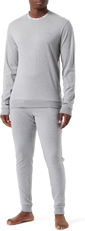Set De Pijama Largo BOSS Para Hombre - 2 Piezas, Tejido Lyocell Sostenible, Logo Bordado
