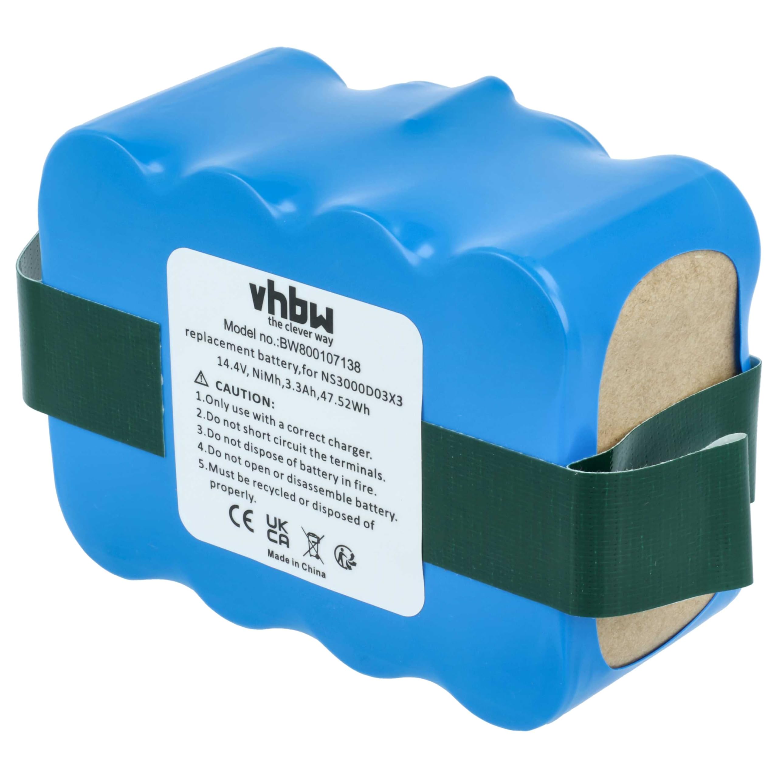 vhbw Bateria kompatybilna z Yoo Digital Iwip 1000, 600 odkurzacz (3300 mAh, 14,4 V, NiMH)