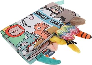 Toyvian Livro De Pano De Cauda Livros Educacionais Iniciais Livro De Desenvolvimento Sensorial Montessori Ensino Prop Livros De Bebê Brinquedo Infantil Brinquedos Infantis Livro De Pano