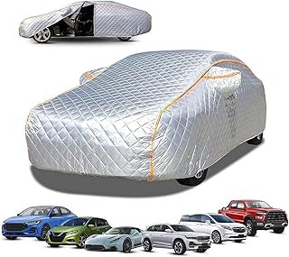 Hail Protector Car Cover for Aston Martin DB9(2005-2012), Winter Car Covers, 5-Layer Thickened Design, Waterproof，Hailproof, Rain, Snow, Wind, Sun Protection for All-Weather zxus121686