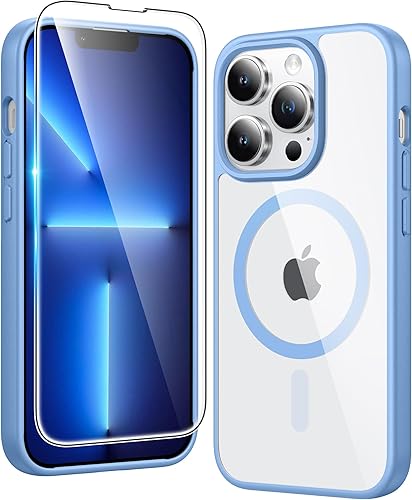 Miniatura 1476 de Fntcase Funda para iPhone 15 Plus y 14 Plus de 6.7 pulgadas, magnética, a prueba de golpes de grado militar, antiamarilleo, delgada, protectora