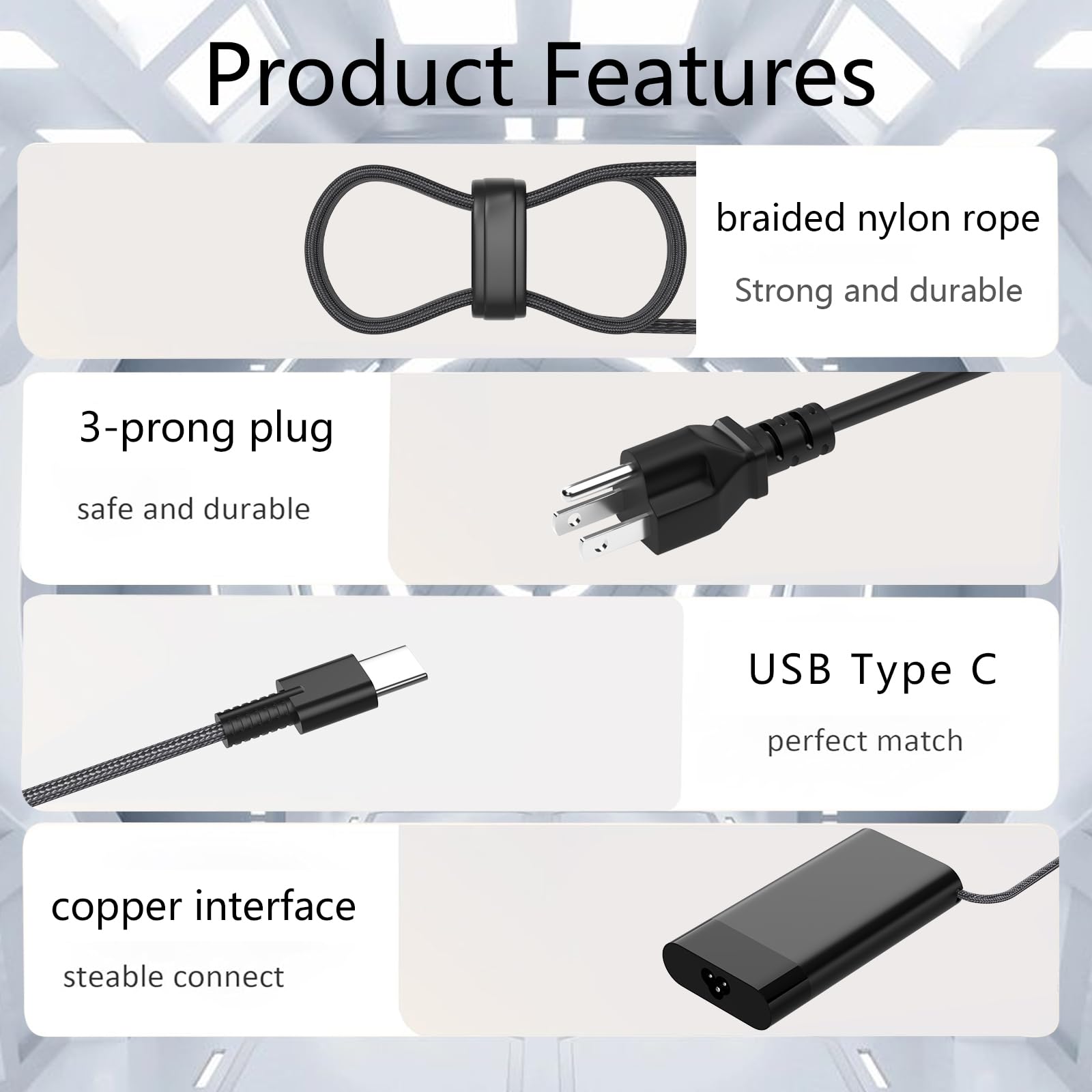 Amazon.com: 65W USB C Laptop Charger Fit for HP Pavilion Laptop