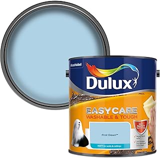 Dulux 5293156 Easycare Washable & Tough Matt Emulsion Paint For Walls And Ceilings - First Dawn 2.5L