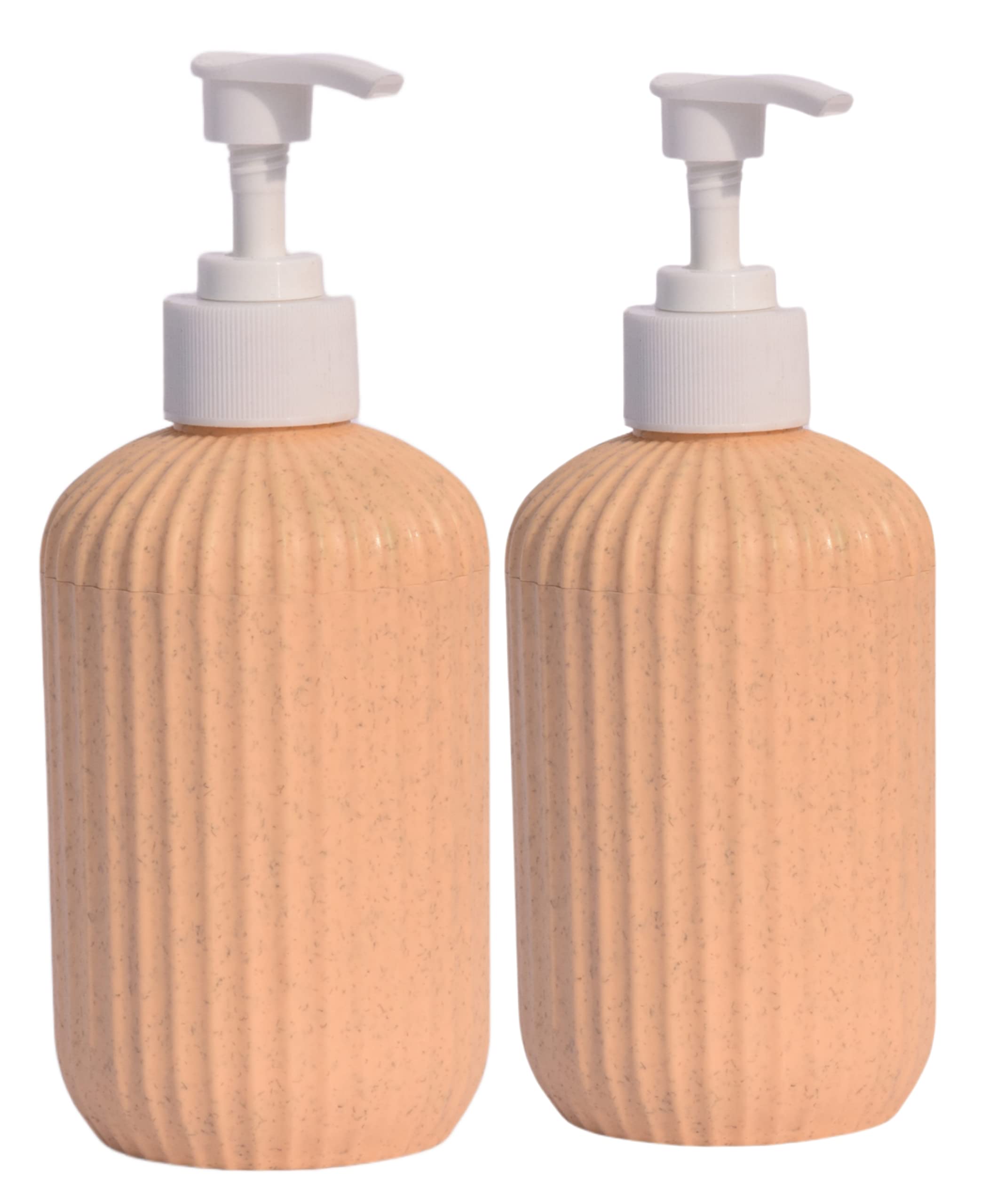 EMOH ROCED Soap Shampoo Conditioner Hand Wash Gel Dispenser Liquid Soap Sanitizer Dispenser for Bathroom Basin Kitchen Sink 350Ml (Pack of 2, Beige) (B0BXNT9D1B) Amazon Price History, Amazon Price Tracker