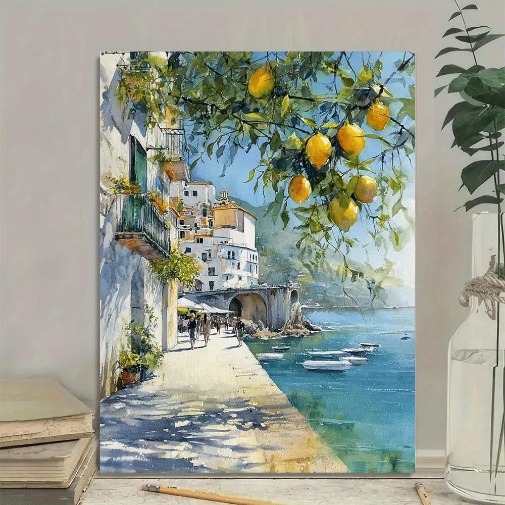 Tableau sur toile de côte haute définition 50x70cm - 8