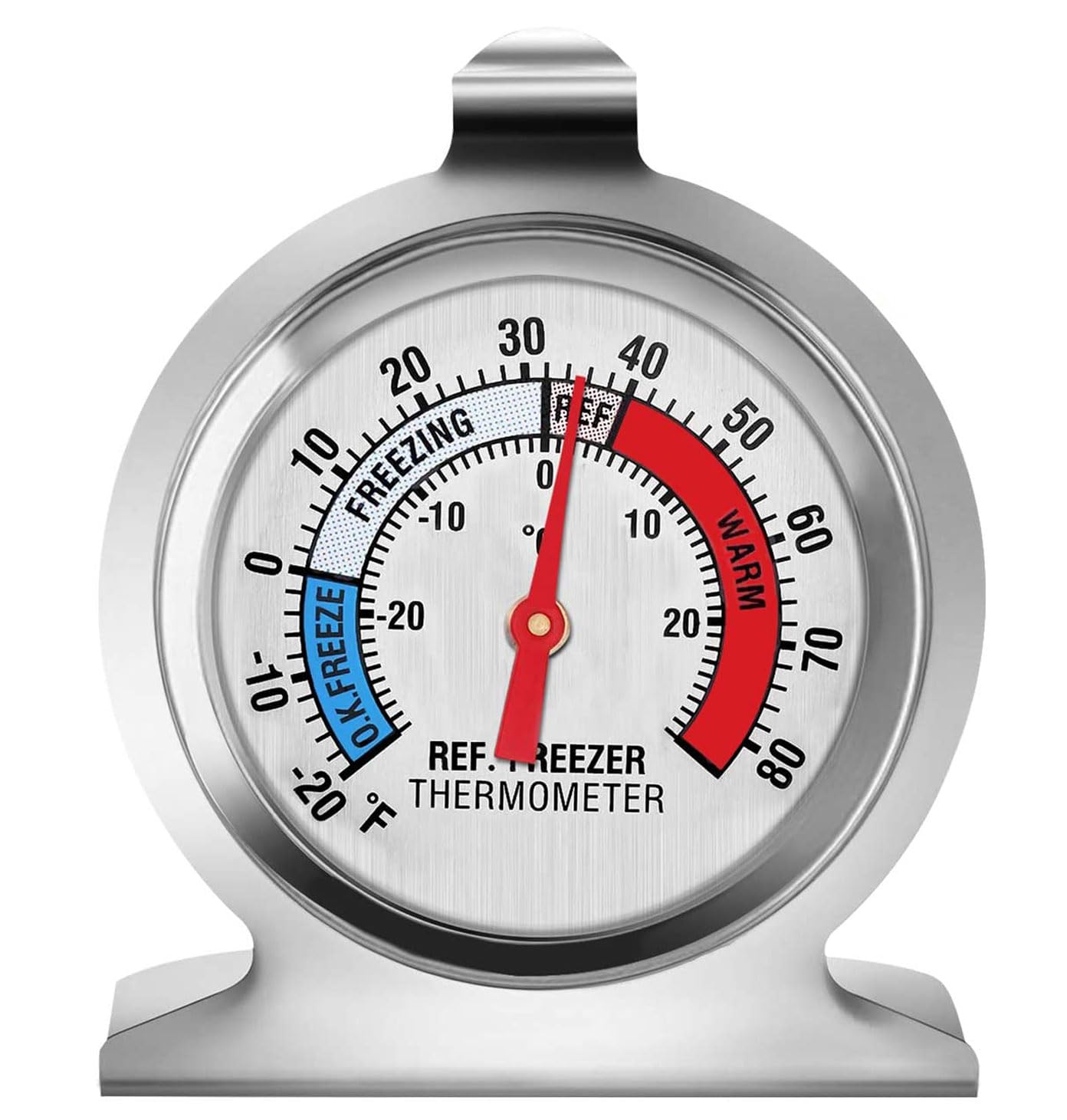 Kühlschrank-Thermometer, große Zifferblatt Gefrierschrank Kühlschrank Thermometer, klassische Serie Temperatur-Thermometer für Kühlschrank Gefrierschrank Kühlschrank Kühler (1Pack)