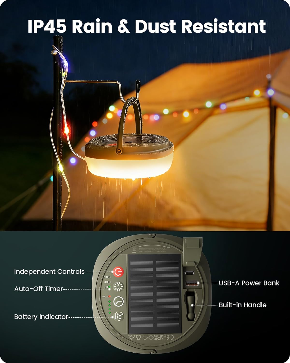 22 Modes Cping String Lights, 12 bient String Lights & 10