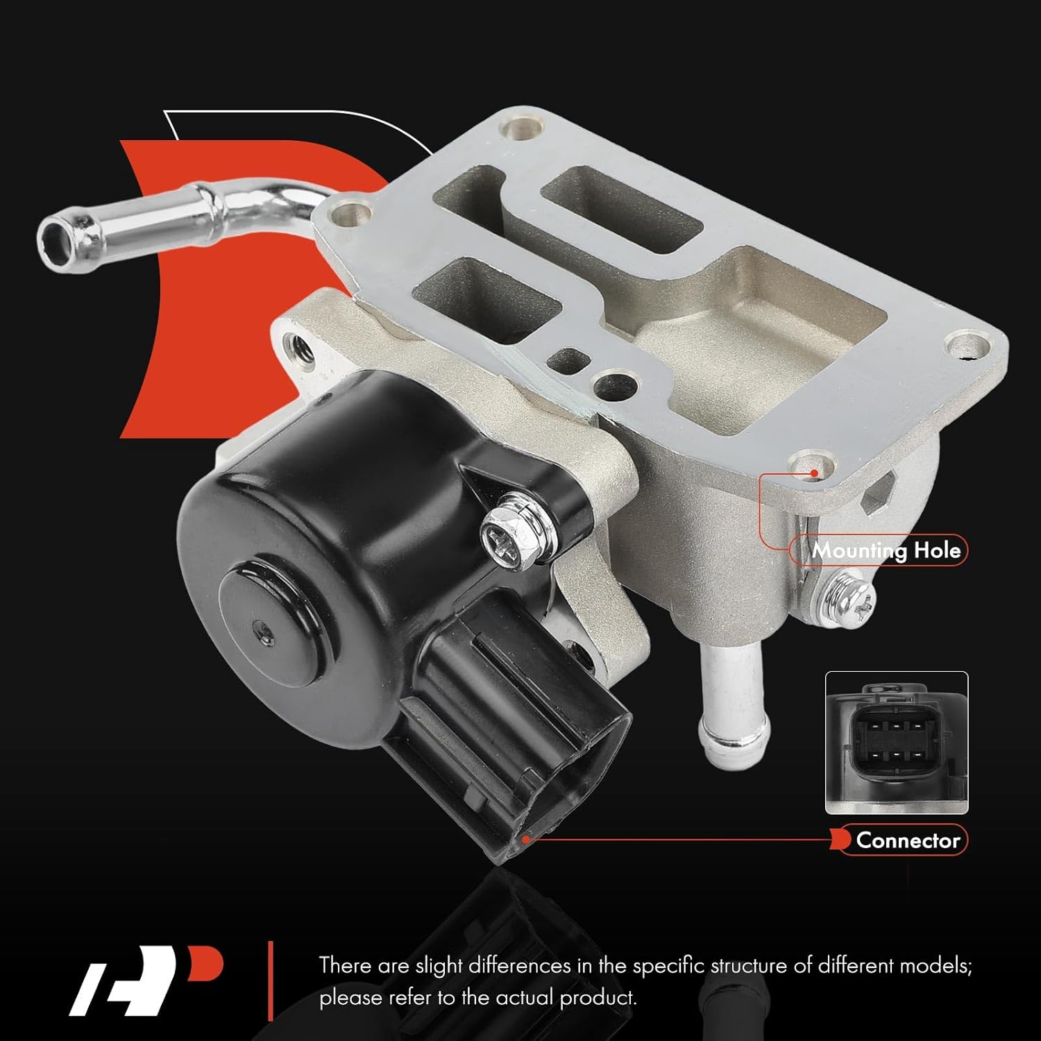 A-Premium Fuel Injection Idle Air Control Valve Compatible with Nissan Sentra 2000-2006 1.8L, Replace for# 237815M010