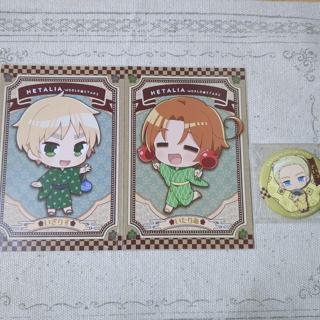 ヘタリア　アニメガ　缶バッジ　イギリス ヘタリア イギリス チェンジング 缶バッジ ふわふわパラダイス