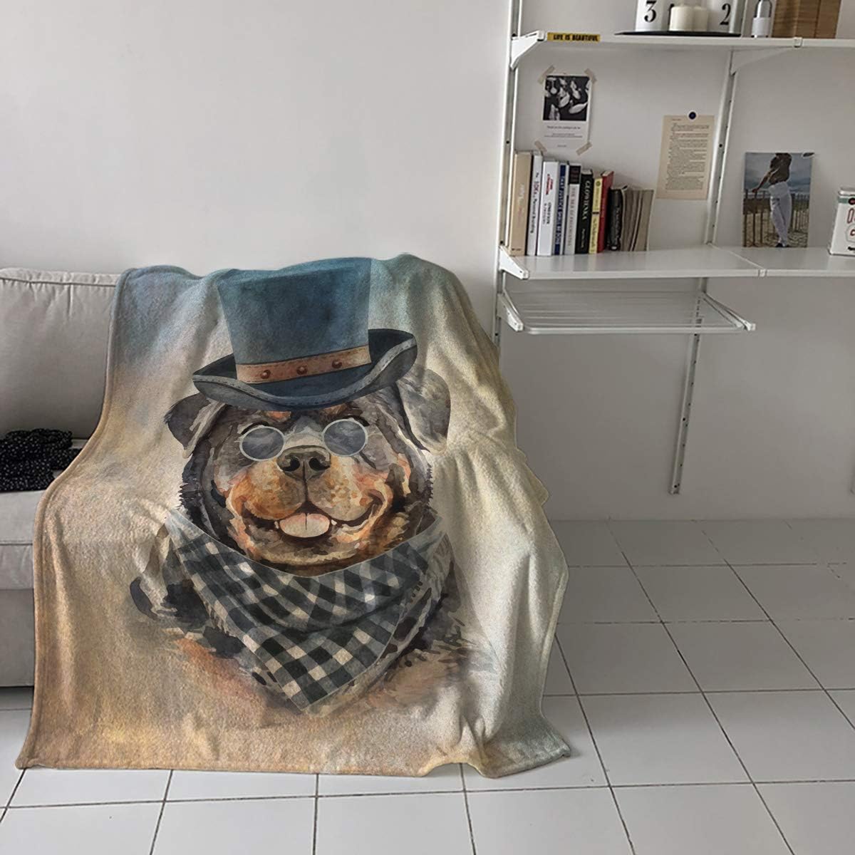 ブランケット 毛布 帽子掛け 犬 ペット 膝掛け ふわふわ マイクロ プラッシュフリース地 オールシーズン エアコン対策 吸湿発熱
