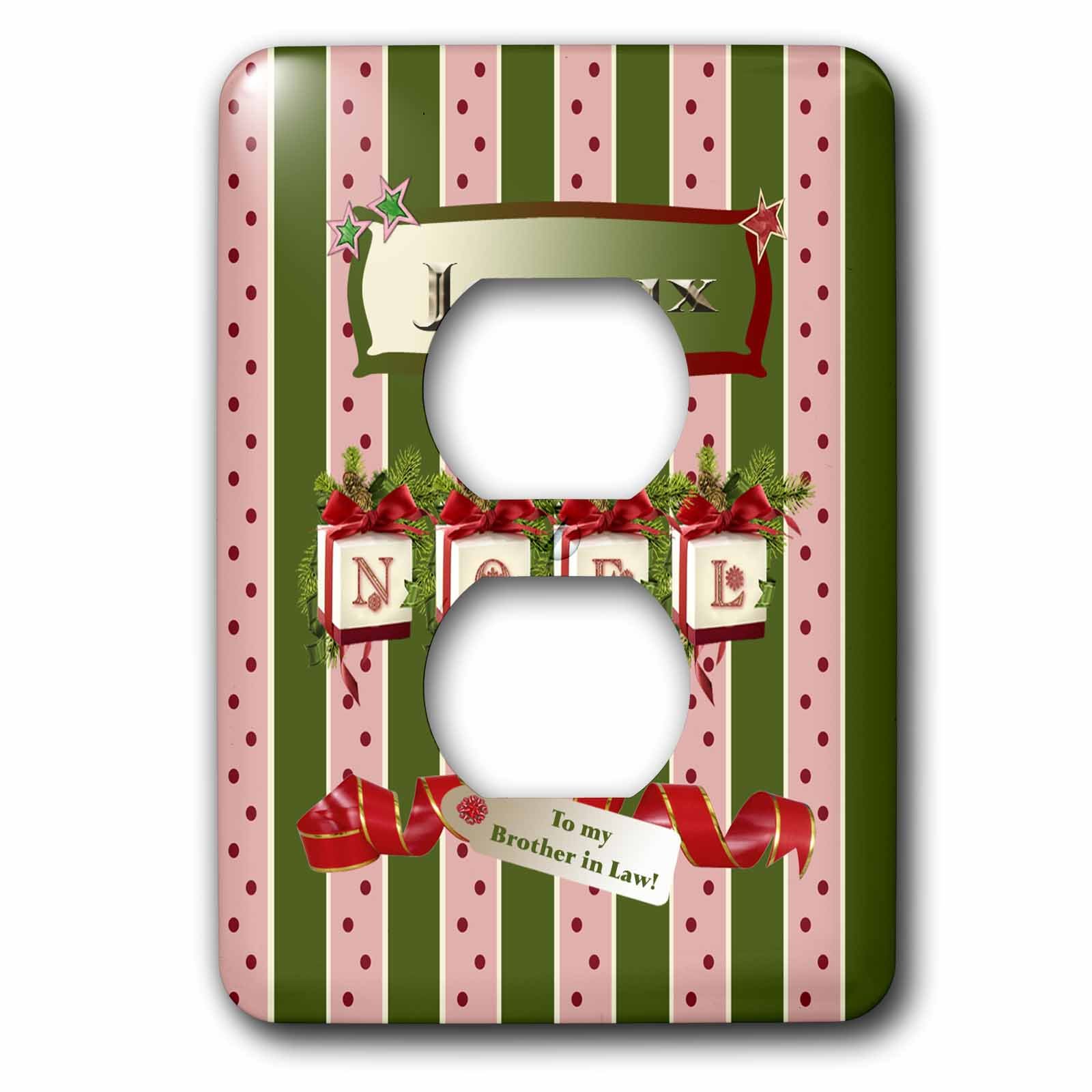 Placa decorativa Joyeux Noel de 2 tapas, dale un toque navideño con lazos rojos al hogar