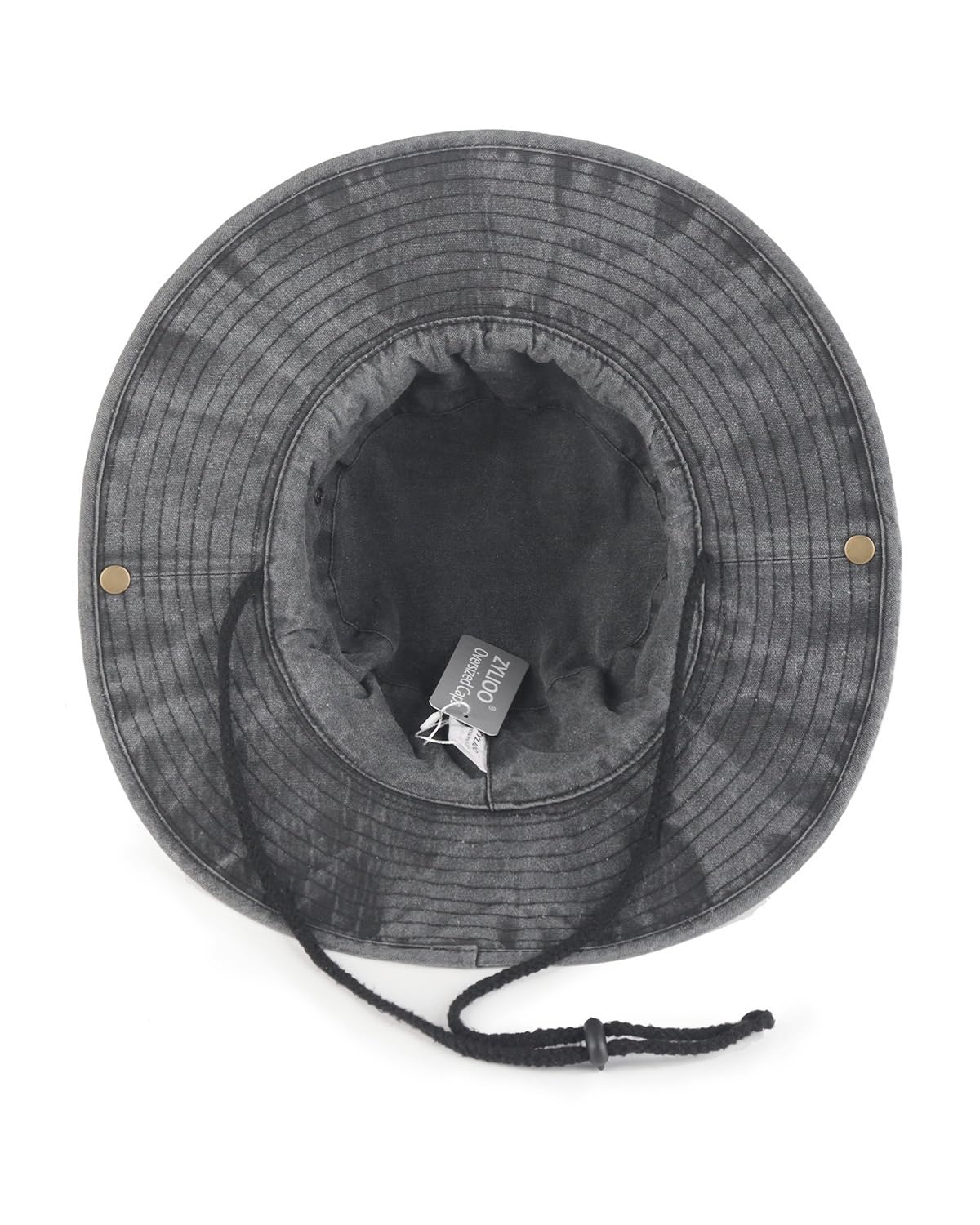 Zylioo XXL Sombrero de arbusto para cabeza grande, sombrero de ala ancha de gran tamaño, sombrero de safari boonie UV para pesca al aire libre pesca golf