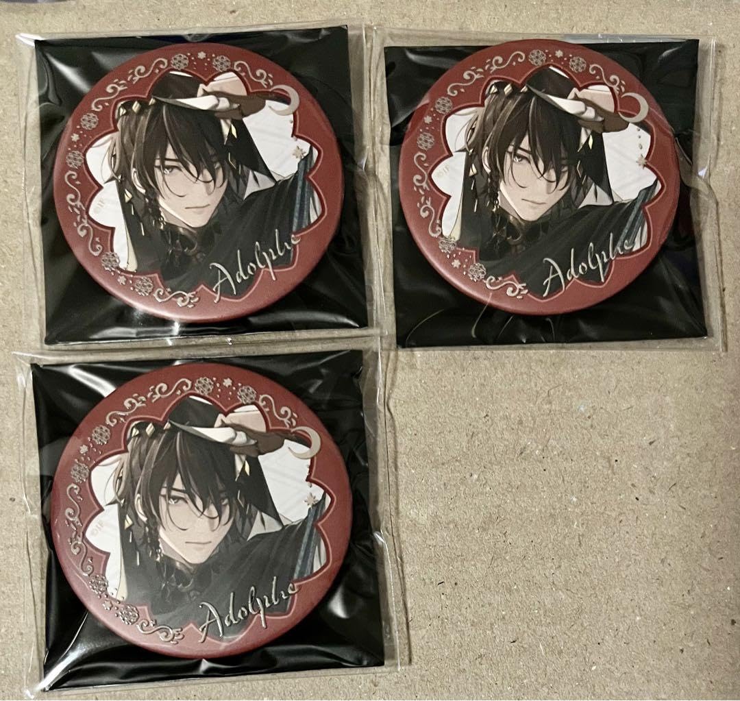 終ヴィル 缶バッジアドルフ