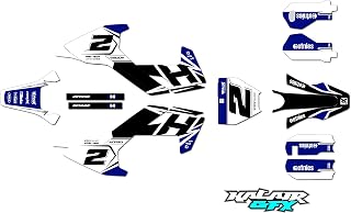 Graphics Kit for Husqvarna Motocross Electric E-Minis EE3 and EE5 (2020-2023) Ace Series Blue 09 Mil - Dirt bike Custom Racing Graphics Decals Stickers Kit, no-plastics