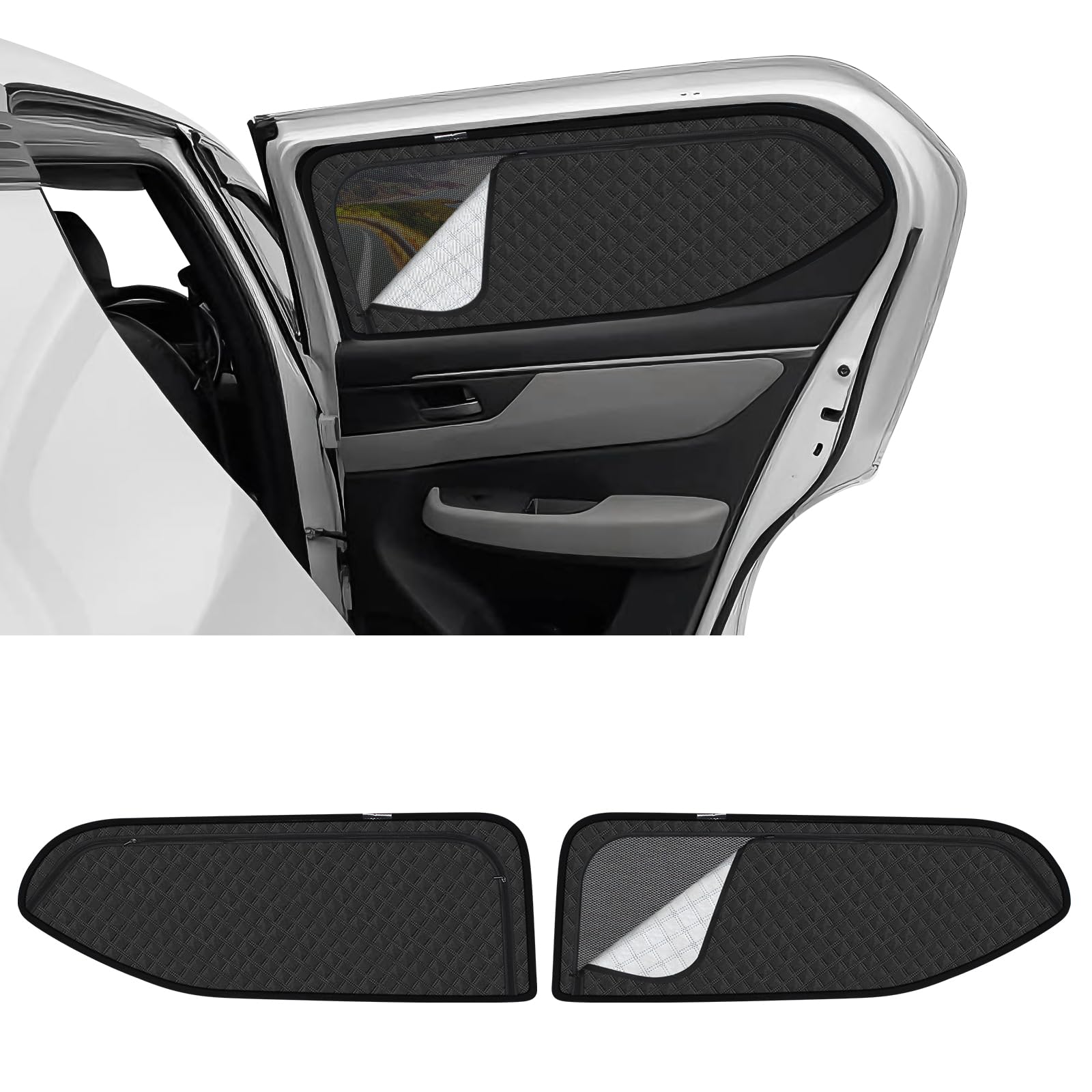 Amazon | 新型 WR-V DG5型 専用 サンシェード マグネット 後席 換気 