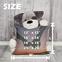 Vista 3 de Funda de almohada personalizada con collage de fotos, funda de almohada personalizada con imágenes de mascota, mamá, papá, ella, regalo del día