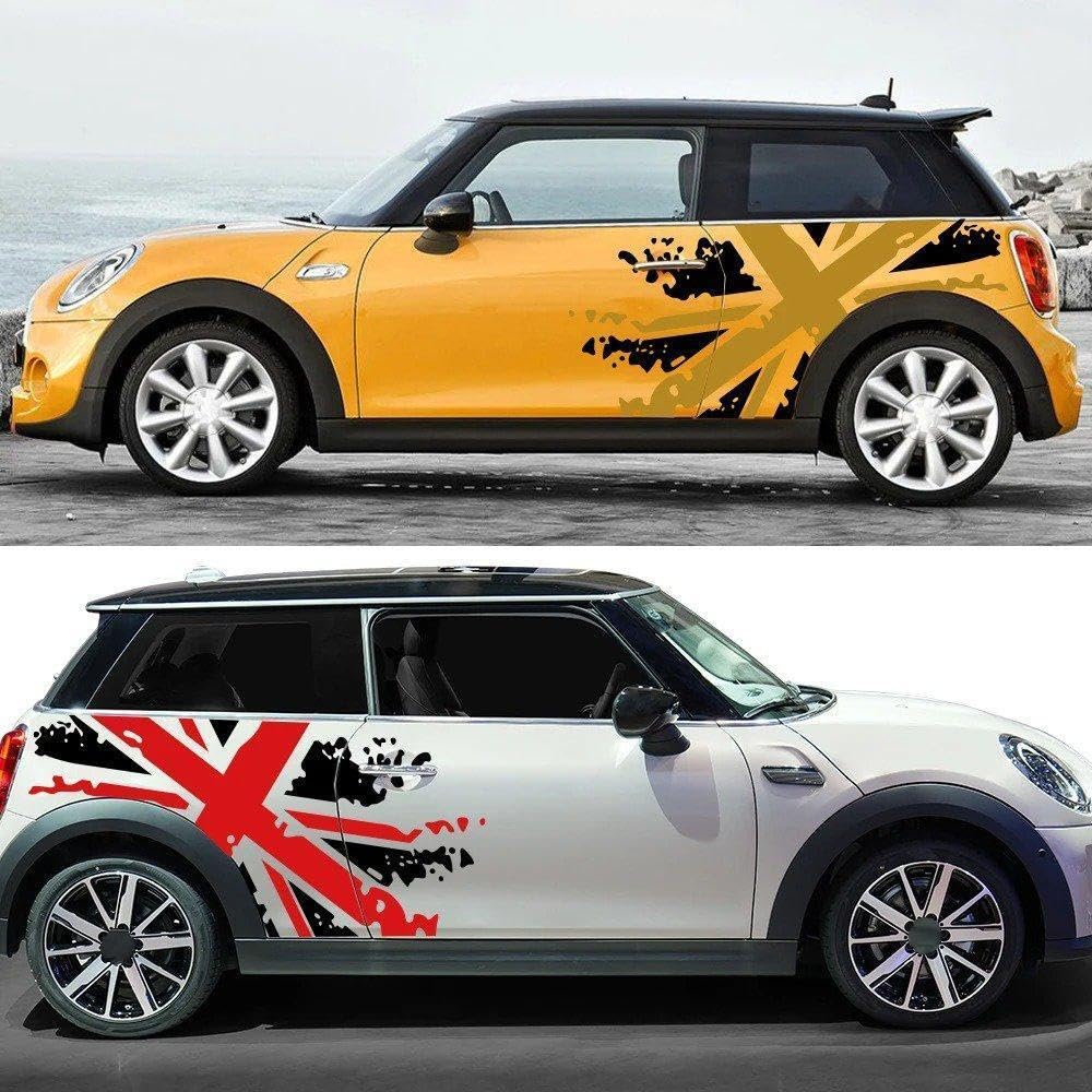 2 Pezzi Adesivo Per Porta Laterale Auto Adesivo Per Carrozzeria Auto Per Mini Cooper R60 R55 R56 F55 F56 F60