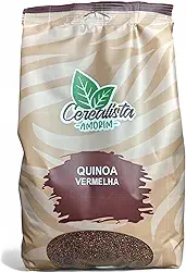 Quinoa Vermelha Peruana Em Grãos 1Kg Cerealista Amorim