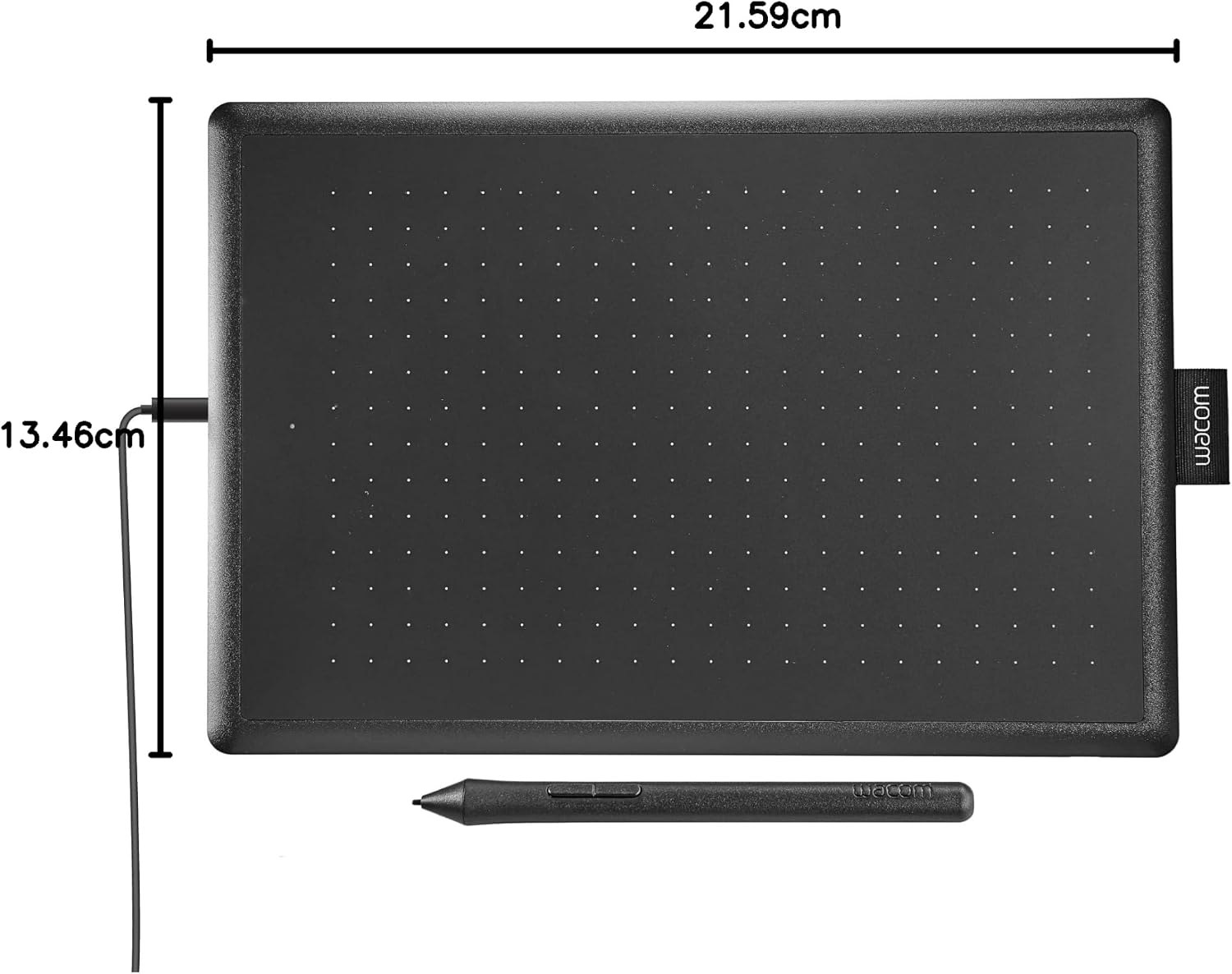 Mesa Digitalizadora One By Wacom, CTL672, Média, Preto e Vermelho