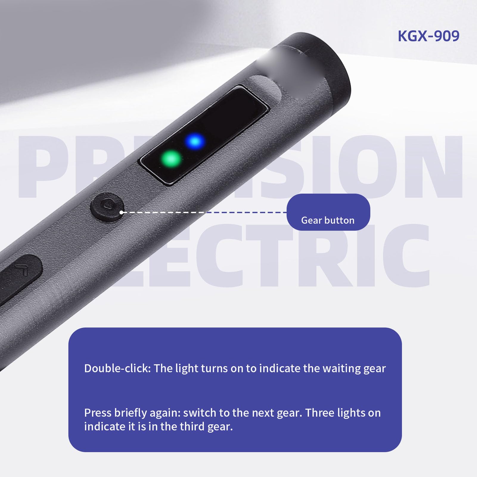 Zunate Set Cacciavite Elettrico, Cacciavite Cordless Ricaricabile Di Precisione 24 In 1 350mAh Con 3 Livelli Di Torsione Regolabili E Luce LED Per Smartphone Orologi Fotocamere