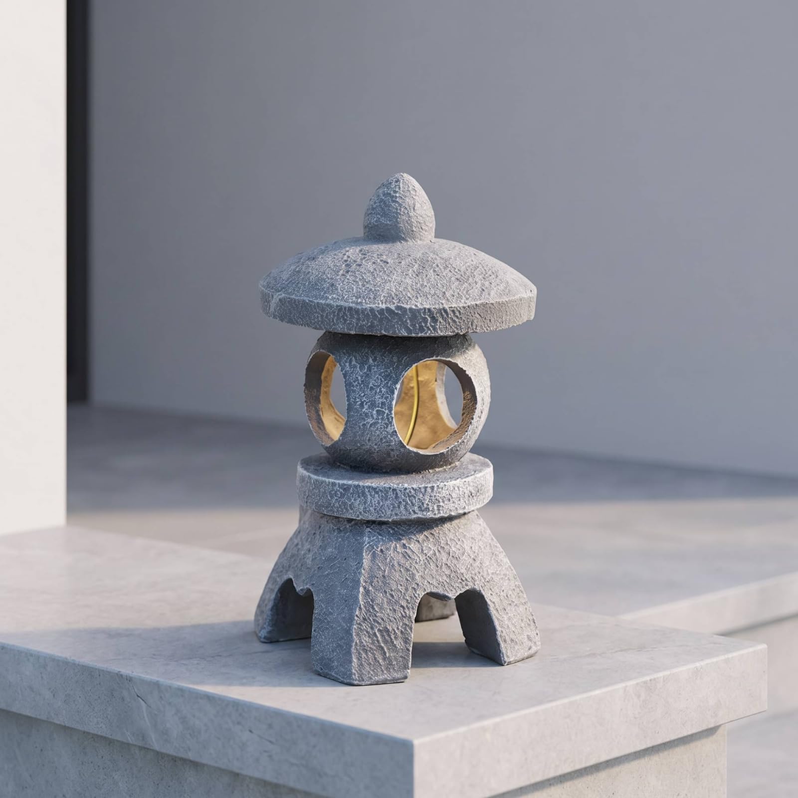 Farol Solar con Base Chino , style to 1