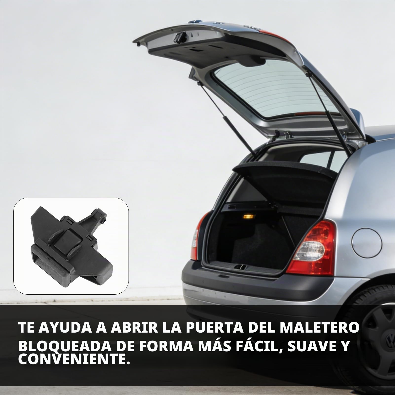 Cerradura para portón Trasero de Coche, Compatible con Dacia, Sandero, Scenic Mk1, Clio I II, 7700838546 7700