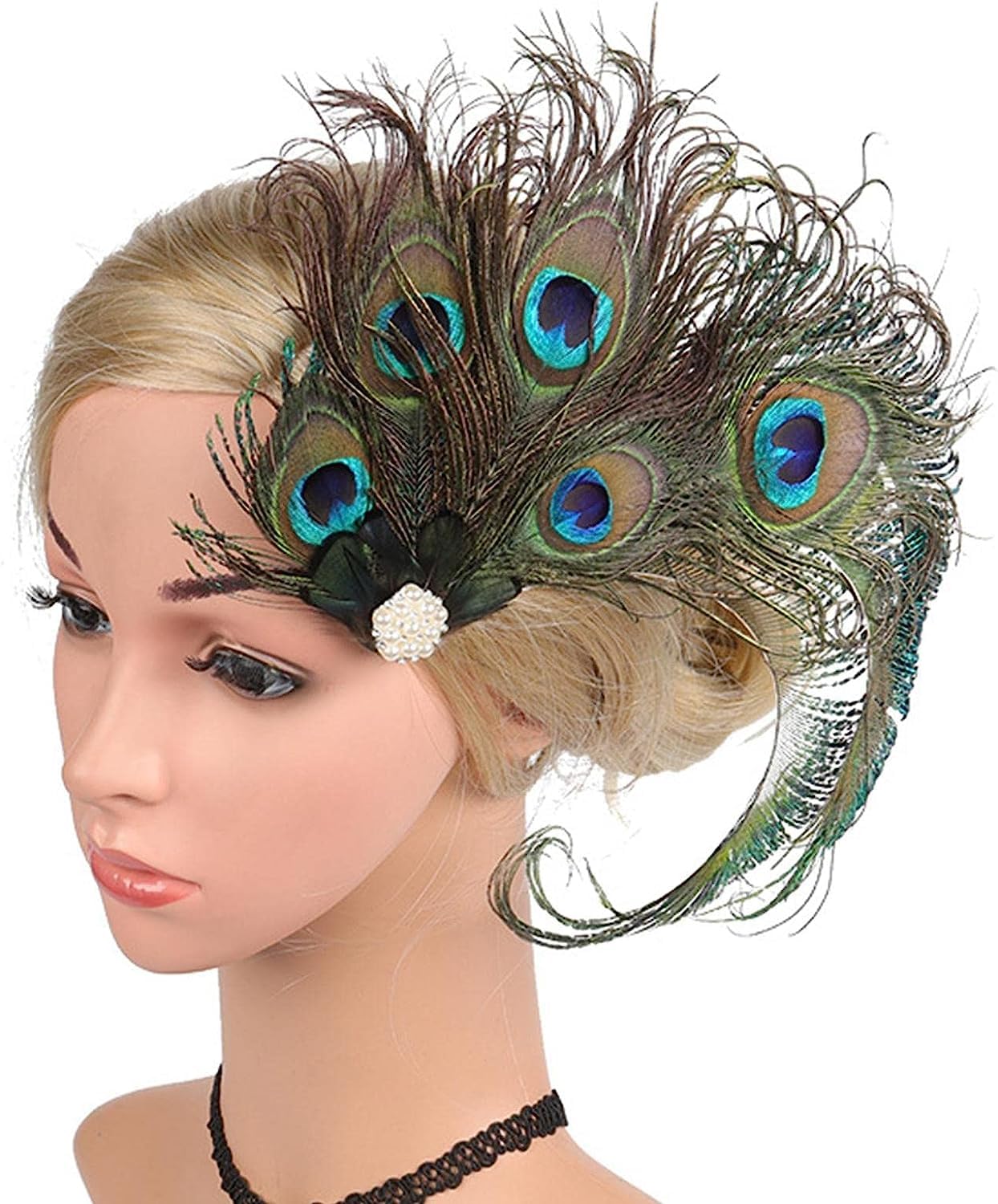 Amazon | OPNGGR(さちえ) 天然の孔雀の羽 25-30cm 20個 羽根 目玉羽