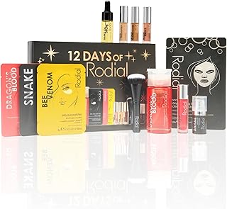 12 Days of Rodial Advent Calendar 2025 - Luxury Skincare & Makeup Gift Set with Masks, Eye Patches, Glow Drops, Cleansers, Lip Oil & More - Limited Edition Holiday Beauty Collection