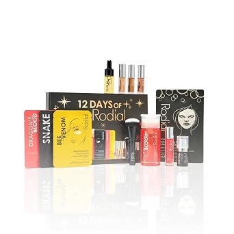 12 Days of Rodial Advent Calendar 2025 - Luxury Skincare & Makeup Gift Set with Masks, Eye Patches, Glow Drops, Cleansers, Lip Oil & More - Limited Edition Holiday Beauty Collection