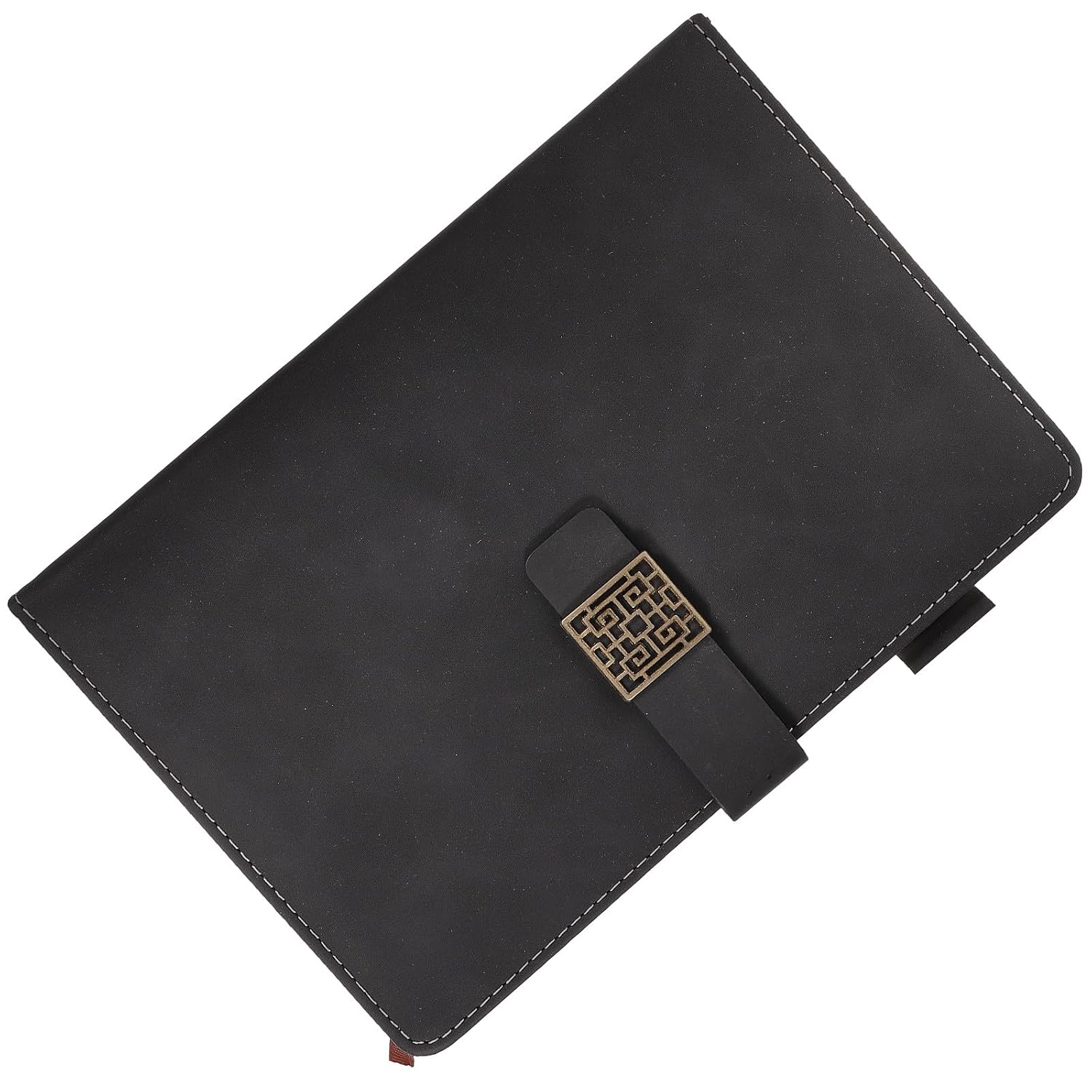 KOMBIUDA Business Writing Notebook A5 Thickened Pu Notepad for Office Meetings and Care Notes, Portable Student Notepad for Work and Study