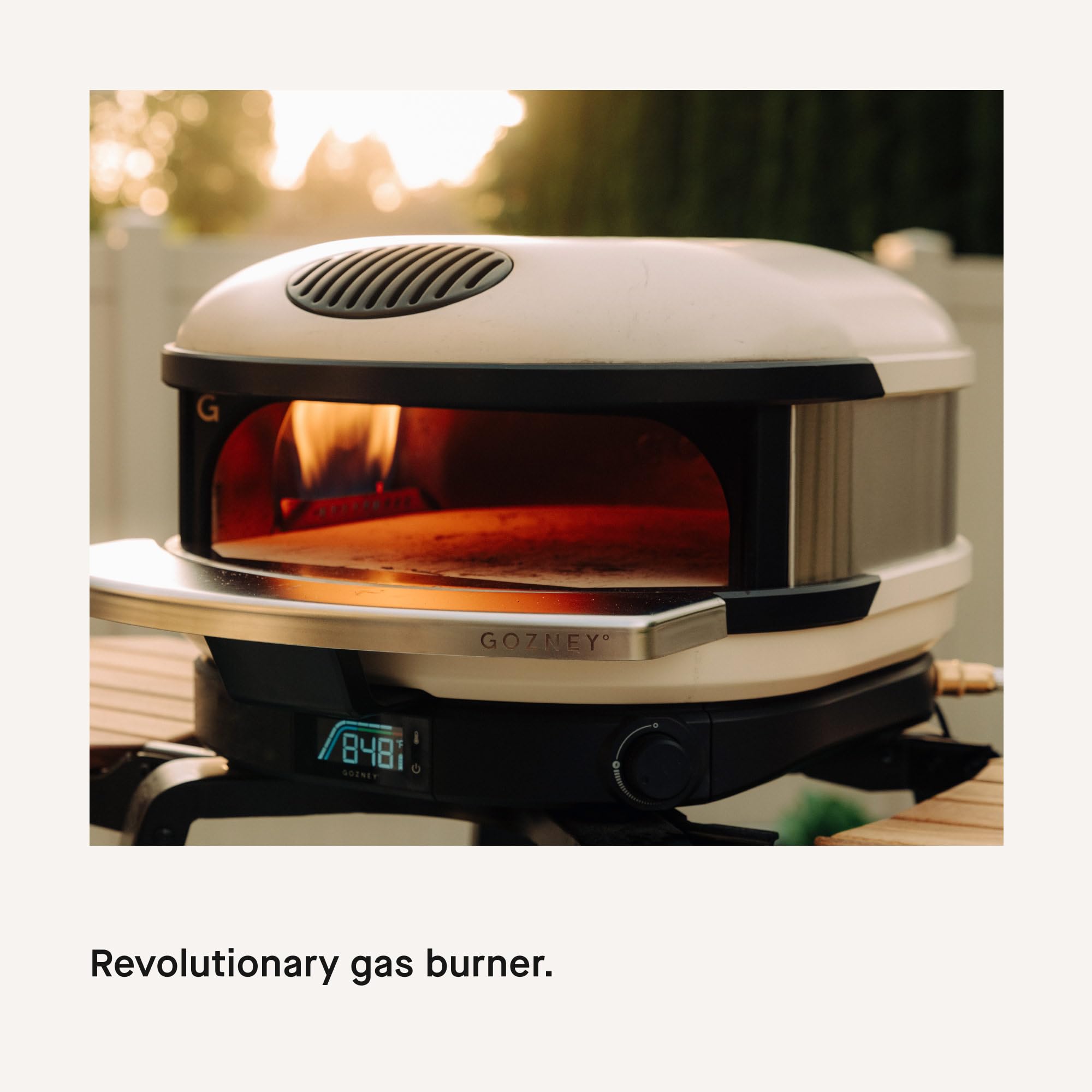 Gozney Arc Pizza Oven, gas burner, makes 14" pizza