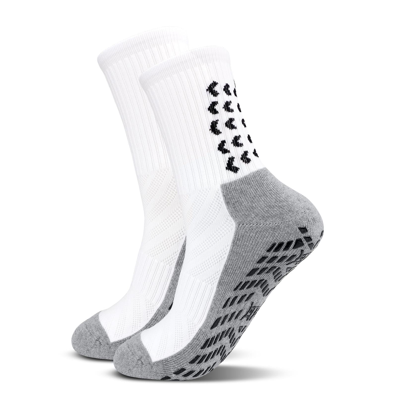 ZAKASA Calze Calcio Antiscivolo Uomo: Calzini Grip Uomo Calzettoni Sportive Per Basket Corsa Tennis Trekking