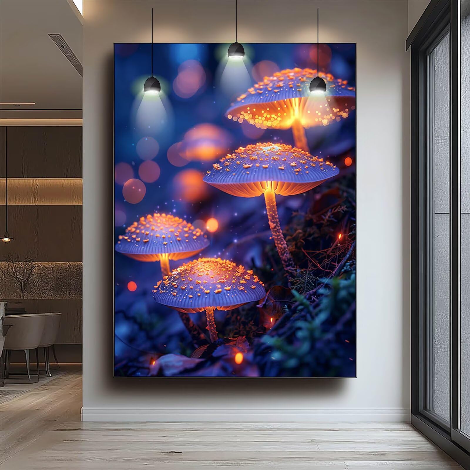 Amazon.co.jp: ダイヤモンドアート キノコ 40 x 55 CMダイヤモンド