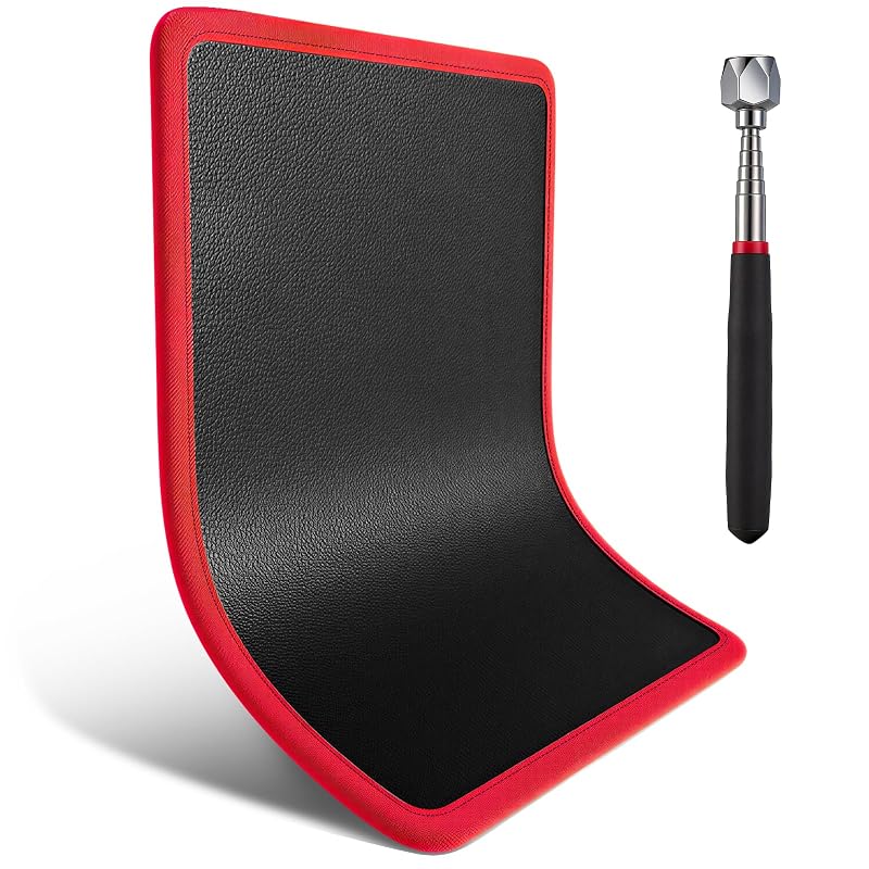 Tapete Magnético Flexível para Ferramentas com Organizador Antiderrapante Vermelho 32,5 x 24,1 cm nowcamp