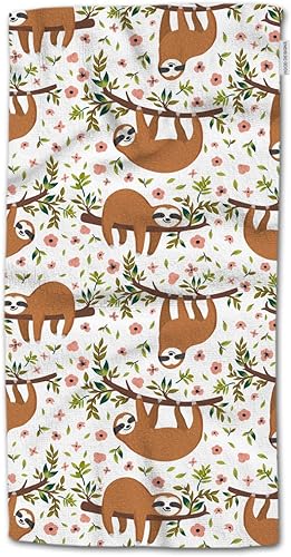 HGOD DESIGNS Toallas de mano de girasol, hermosas toallas de mano suaves de girasol amarillo y verde, toalla de mano para baño, cocina, yoga,