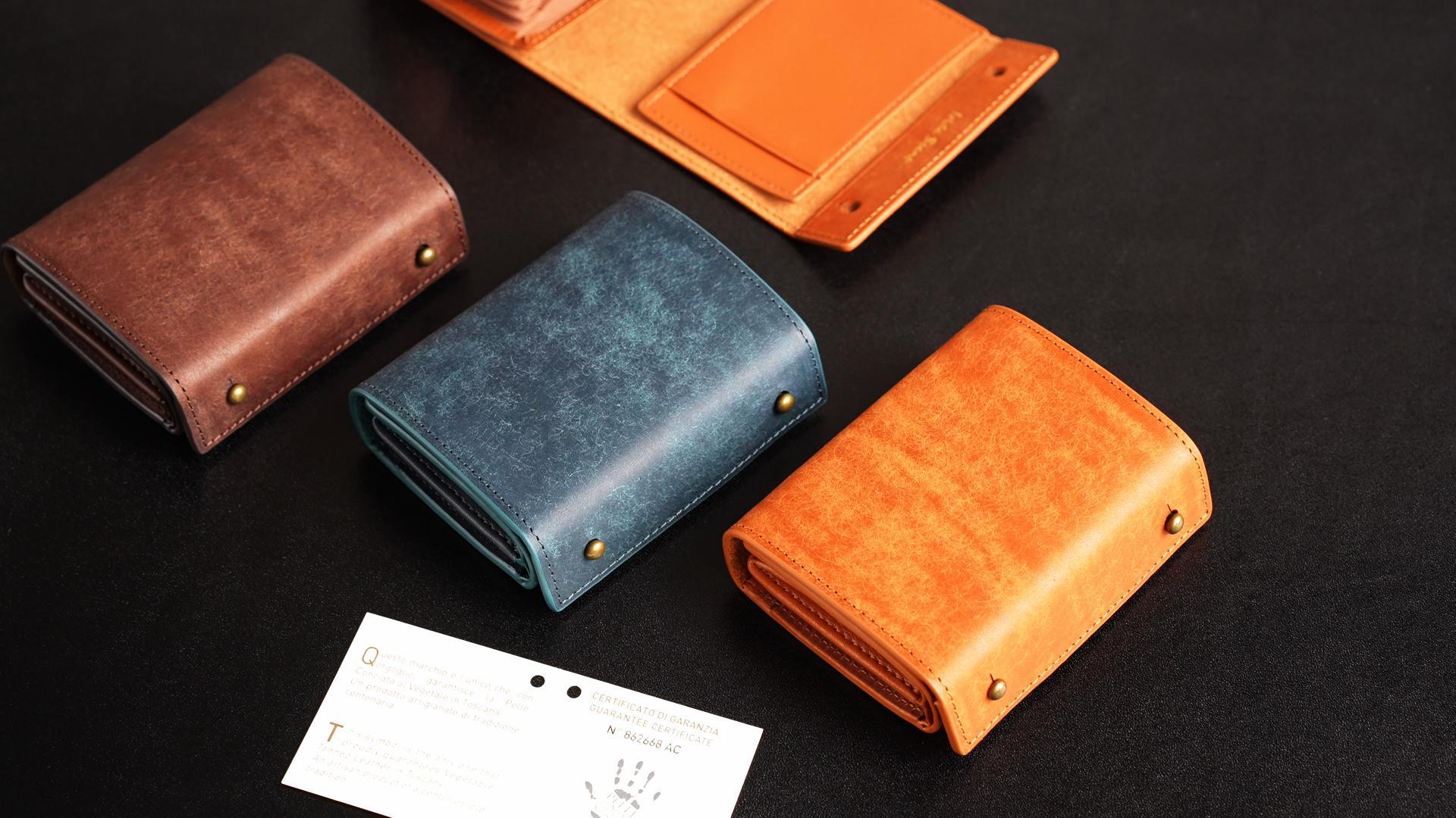 Amazon | [IrideScent] 二つ折り財布 メンズ 2つ折り 箱型の小銭入れ