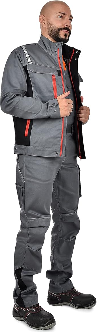 BWOLF Raptor 100% cotton work jacket men work jacket men multifunctional work jacket waistband jacket with multifunctional pockets reflective stripes