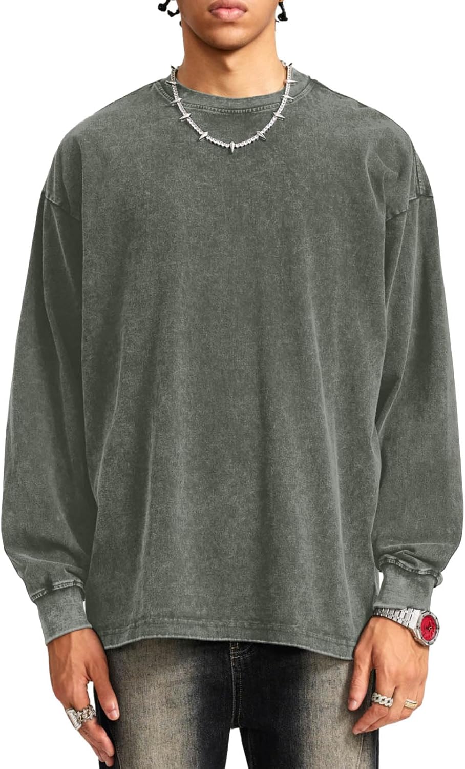 トップス NATURAL DYE URAKE OVERSIZED SWEAT SHIRT Amazon.com: WIHOLL Sweatshirt for Women Oversized Crewneck