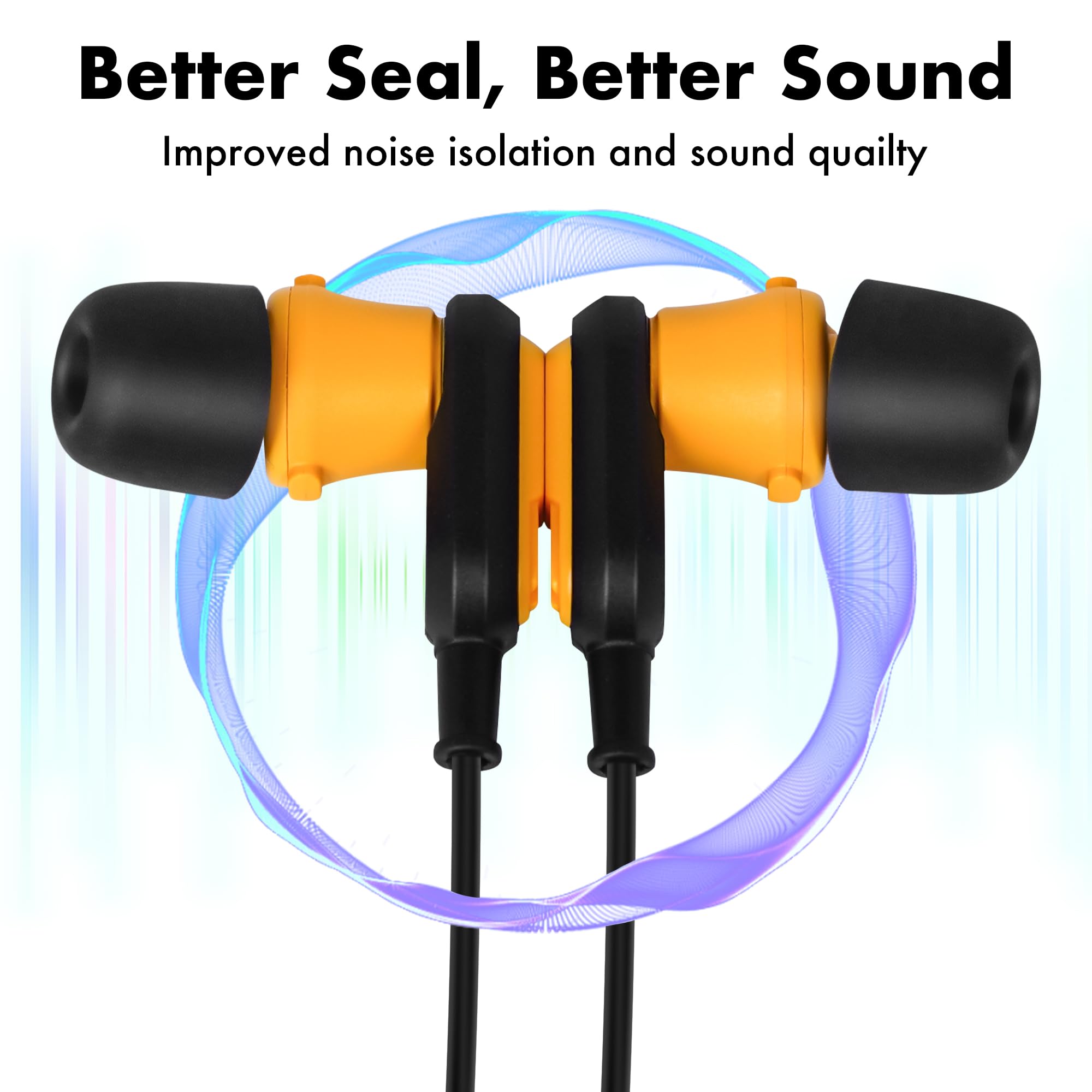 CYBERGUYS - Puntas de espuma viscoelástica de repuesto compatibles con auriculares DEWALT, almohadillas de aislamiento de ruido, almohadillas de repuesto para auriculares intraurales de 5.0 mm a 5.2