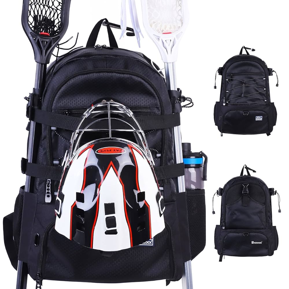 Lacrosse Bags Apex Outdoors Lacrosse Bag, Field With Two Stick Holders Large La Qkbzqlrowfdbqx9s Hockey Bag