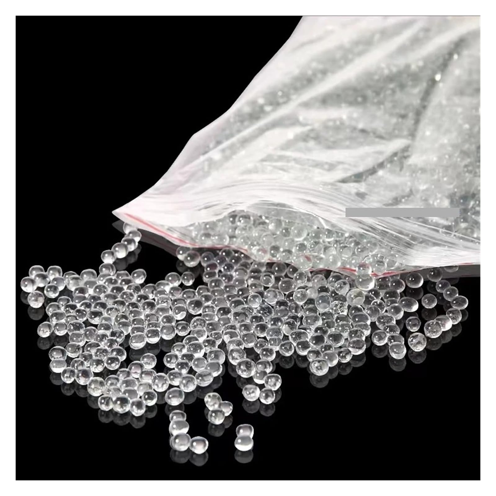 sprzęt laboratoryjny Małe szklane kulki dekoracyjne o średnicy od 1 mm do 11 mm. Przezroczyste szklane koraliki(7mm 1000pcs)